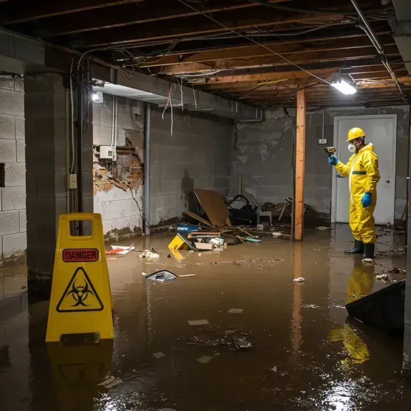 Flooded Basement Electrical Hazard in Severance, CO Property